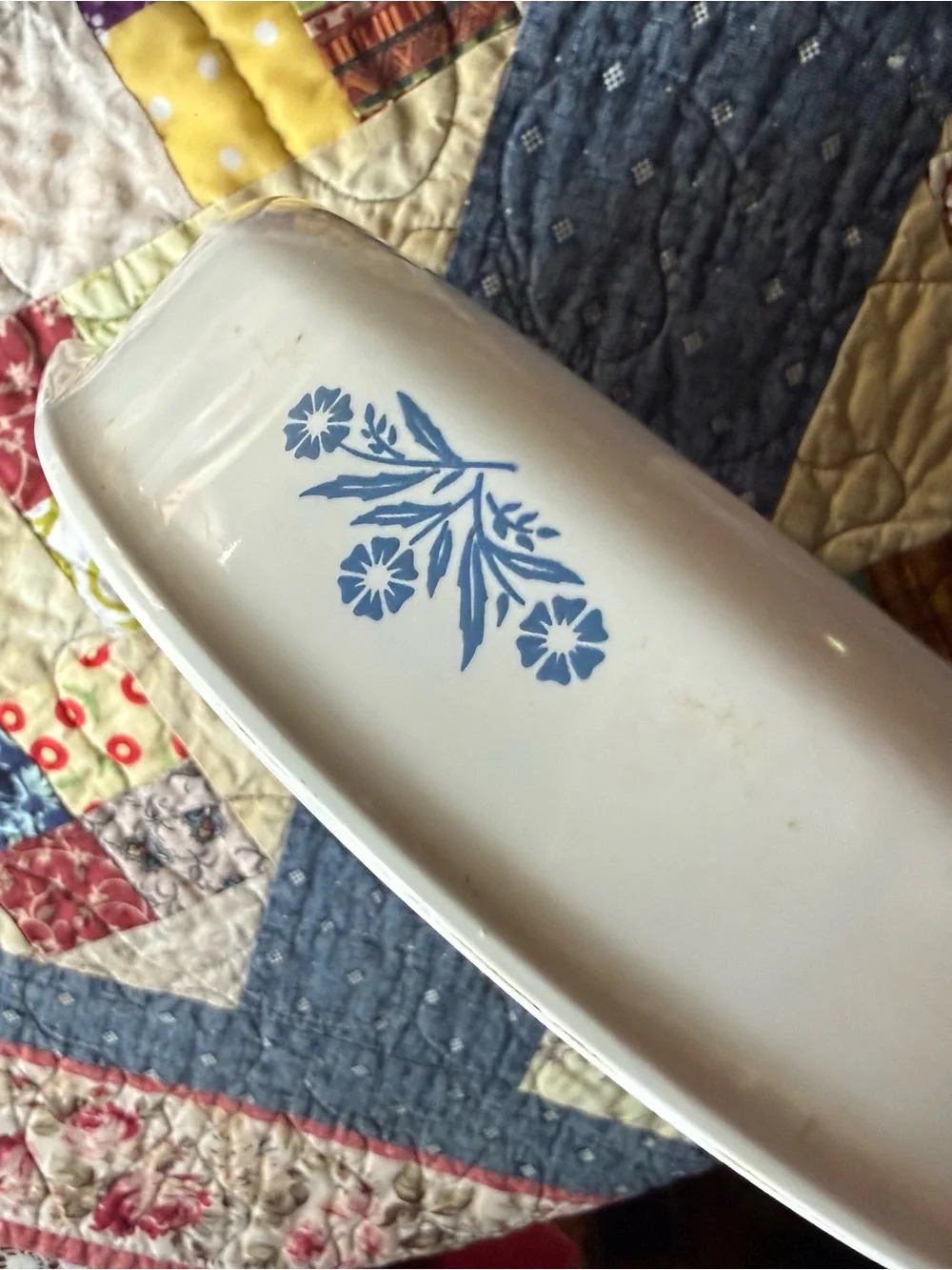 Vintage Corning Ware Blue Cornflower P-321 8” Casserole Dish USA